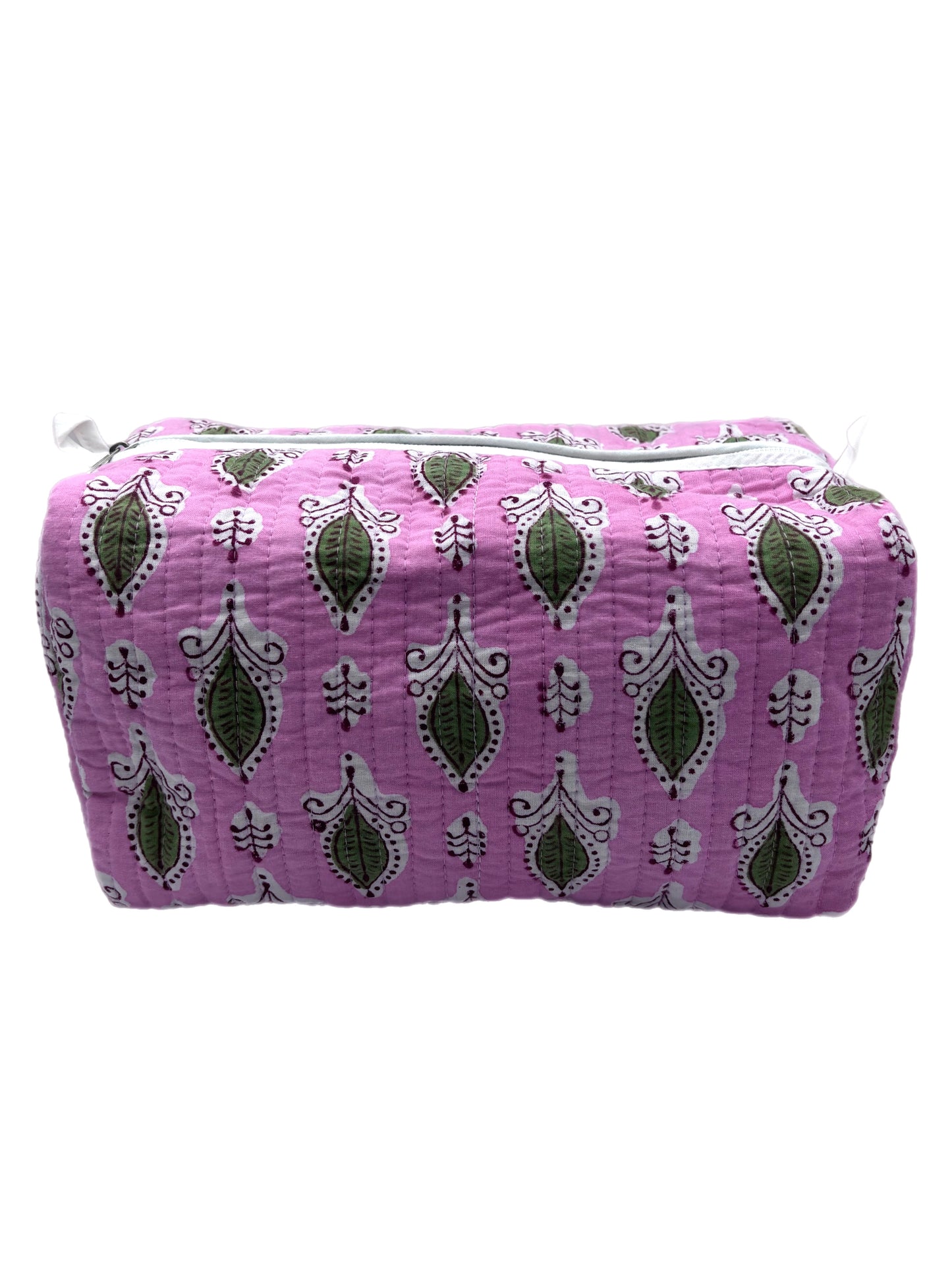 Pink and Green Foliage Sponge Bags