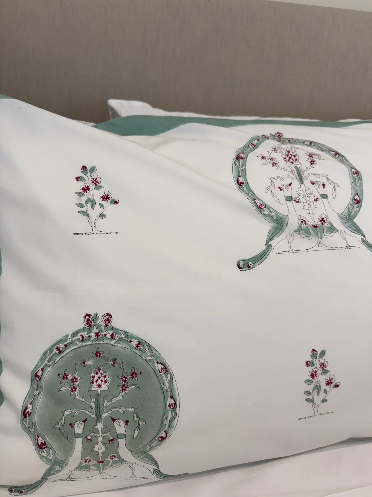 Peacock Trees Pillowcase