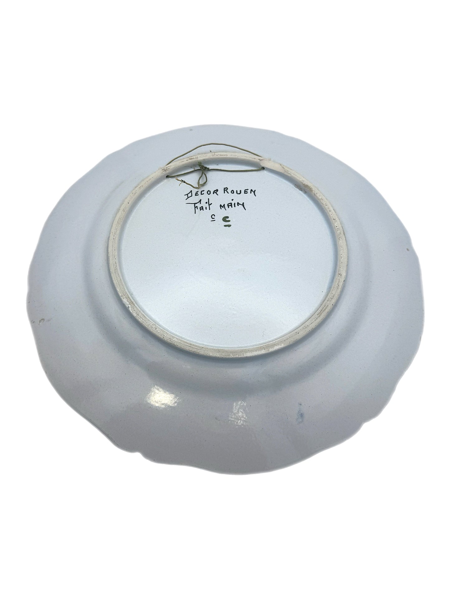 Hand Painted Rouen Plate