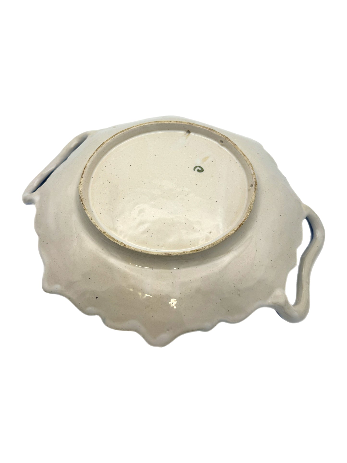 Antique Rouen Handled Dish