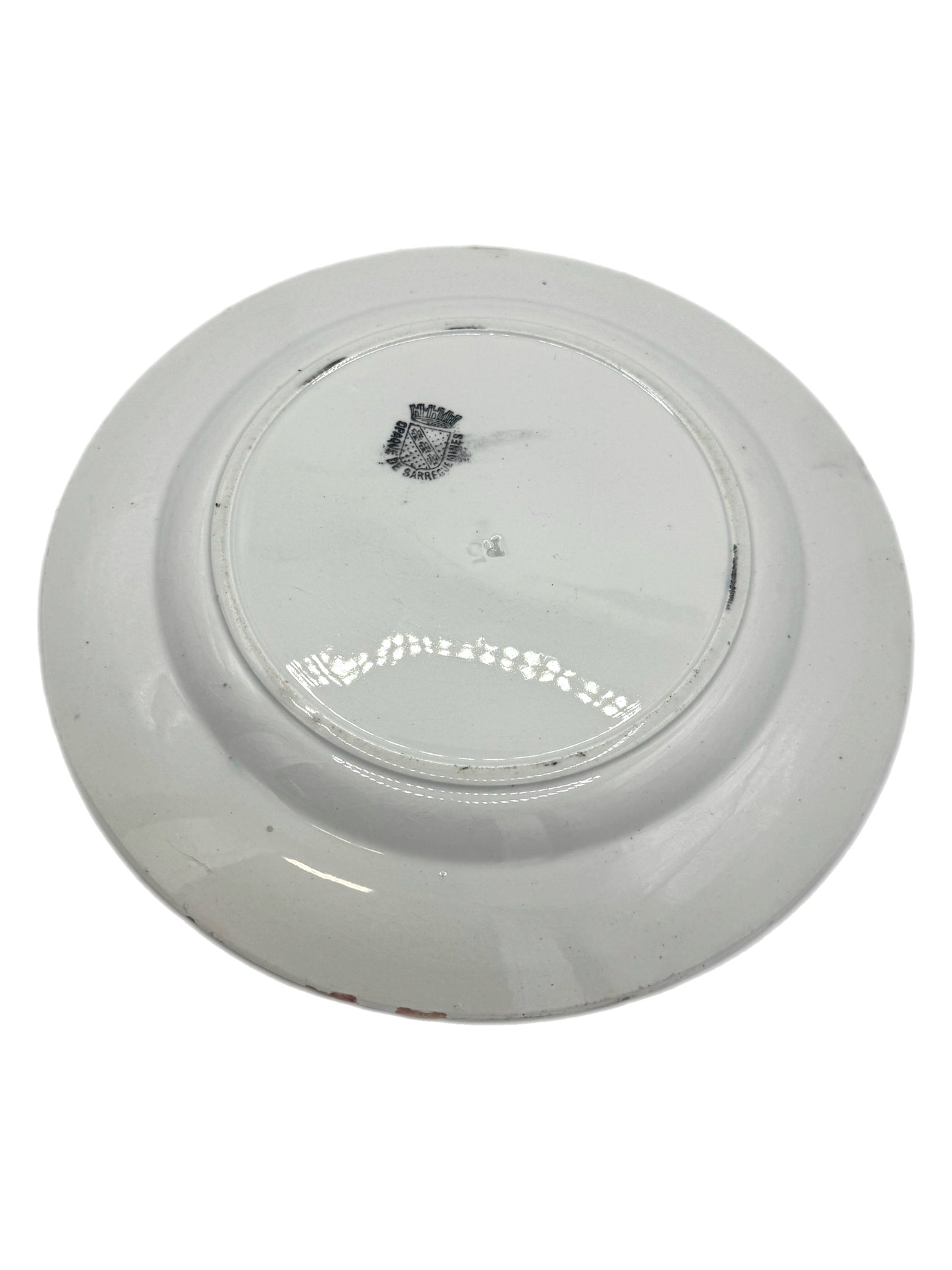 Sarreguemines Floral Urn Plate