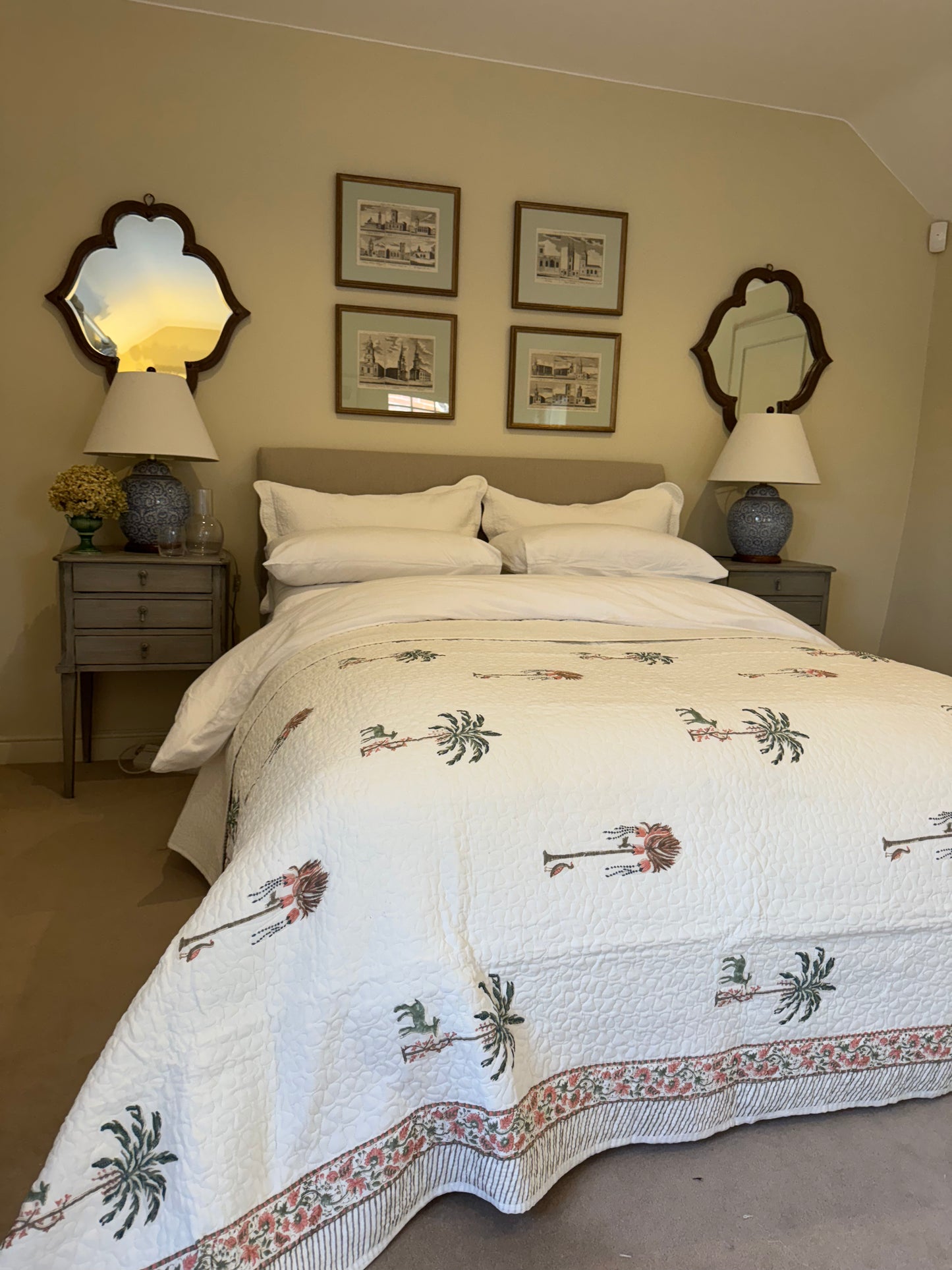 Birds & Trees Bedspread/Quilt