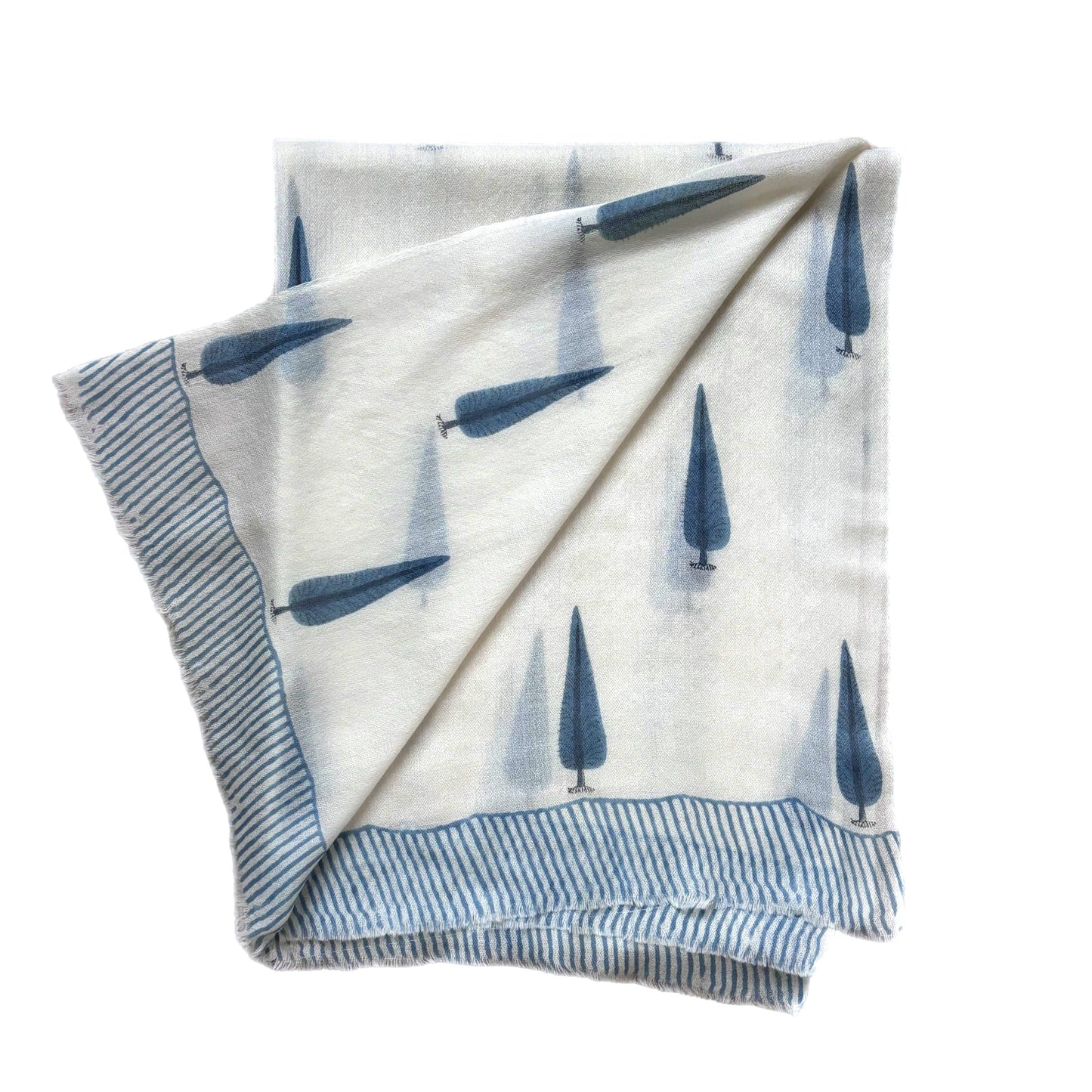 Blue Cypress Trees Pashmina