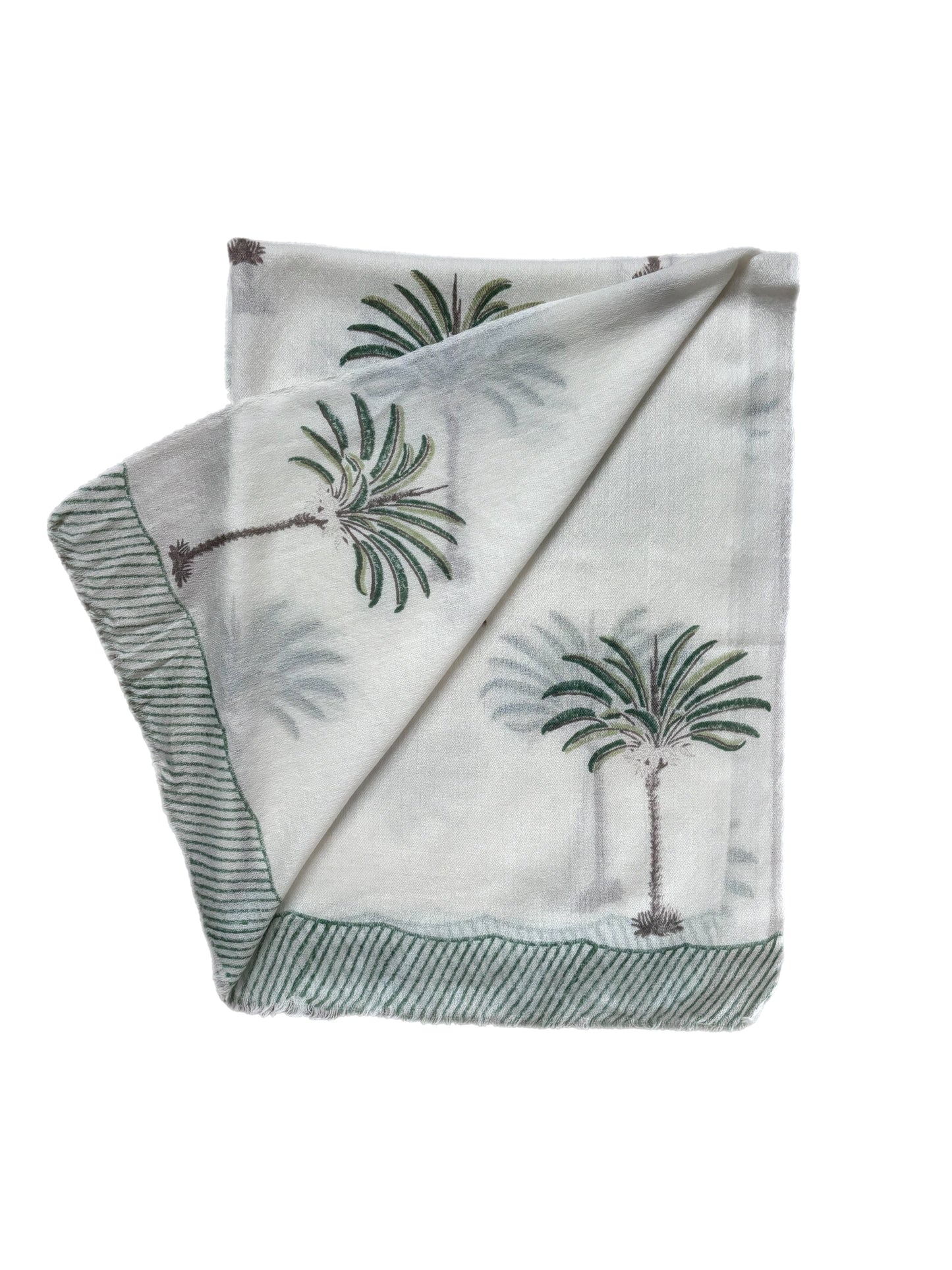 Taupe Palm Tree Pashmina