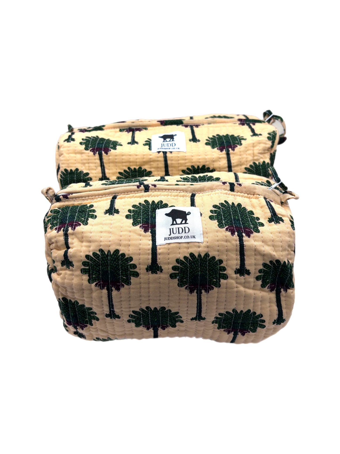 Yellow Palm Tree Sponge Bag