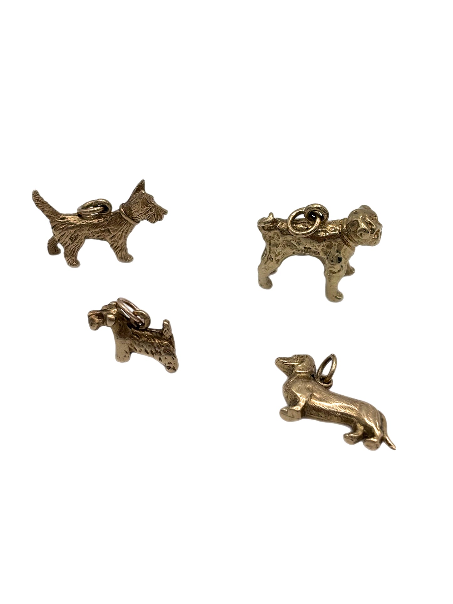 9ct Gold Dog Charms