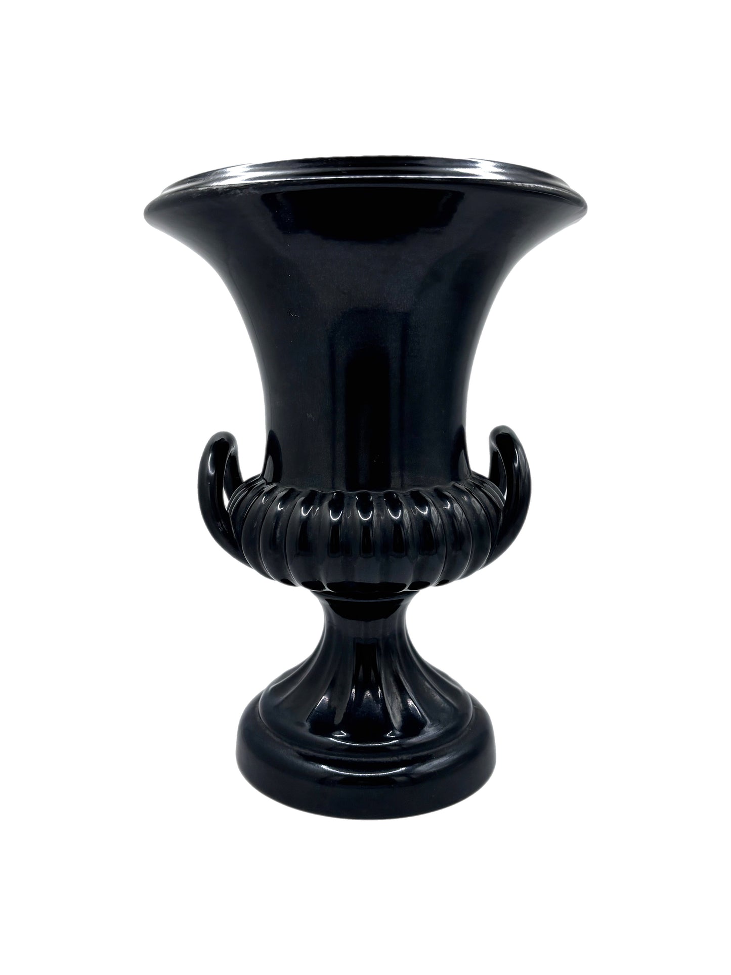 Vintage Black Trophy Vases