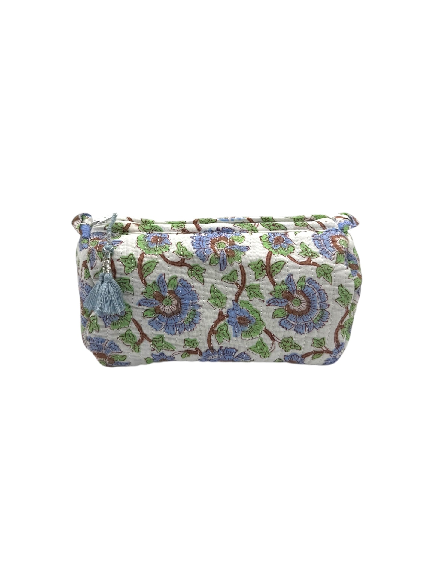 'Blue and Green Foliage' Sponge Bag