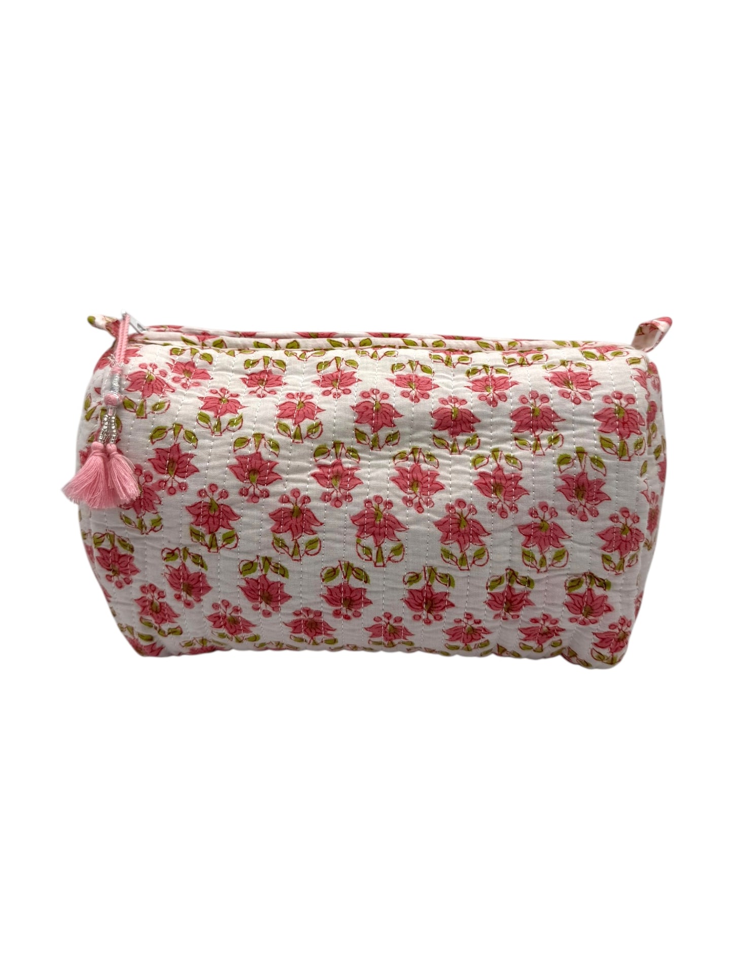 'Pink Tree & Leaves' Sponge Bag