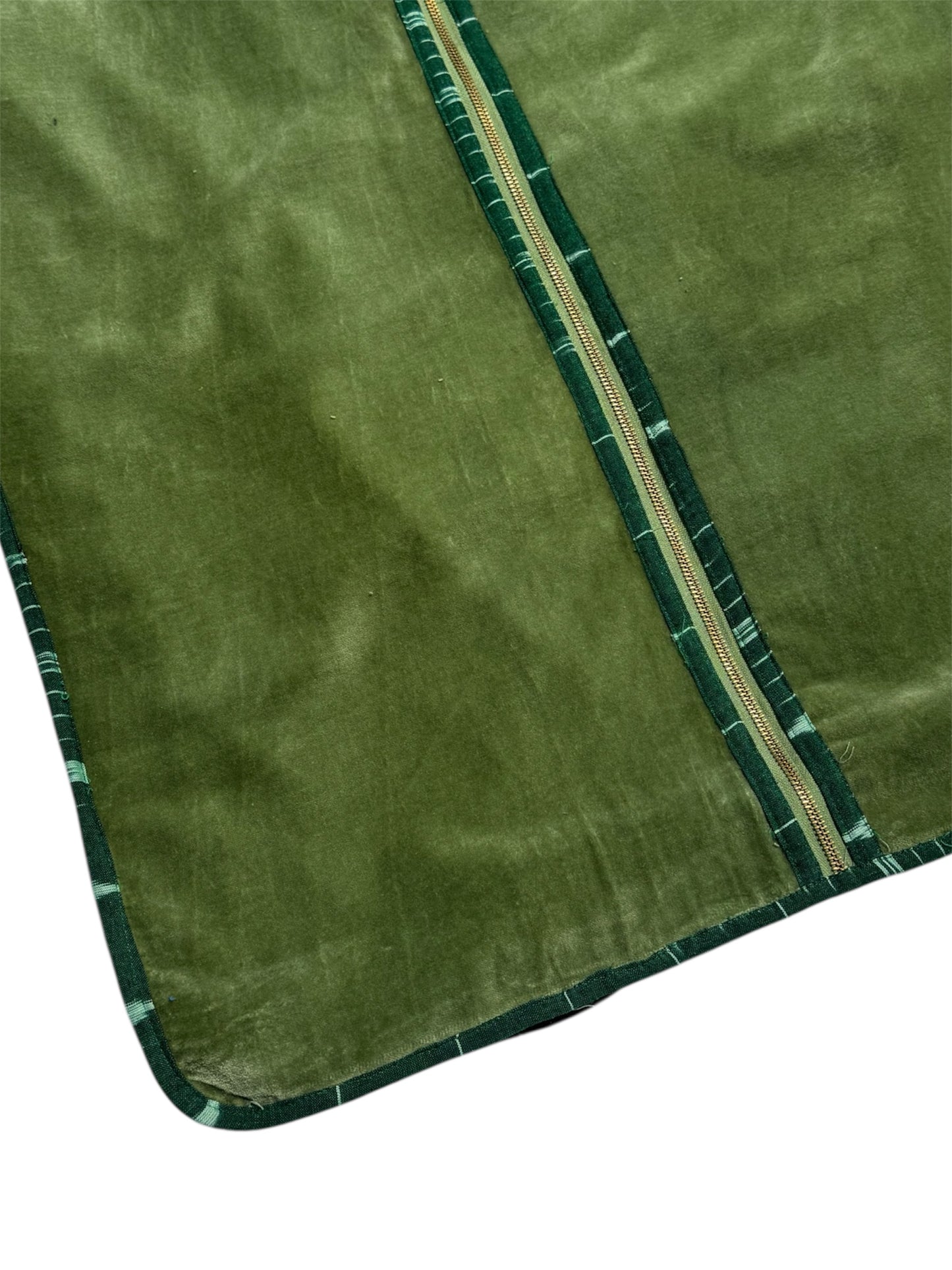 Pale Green Velvet Clothes Cover/Garment Bag