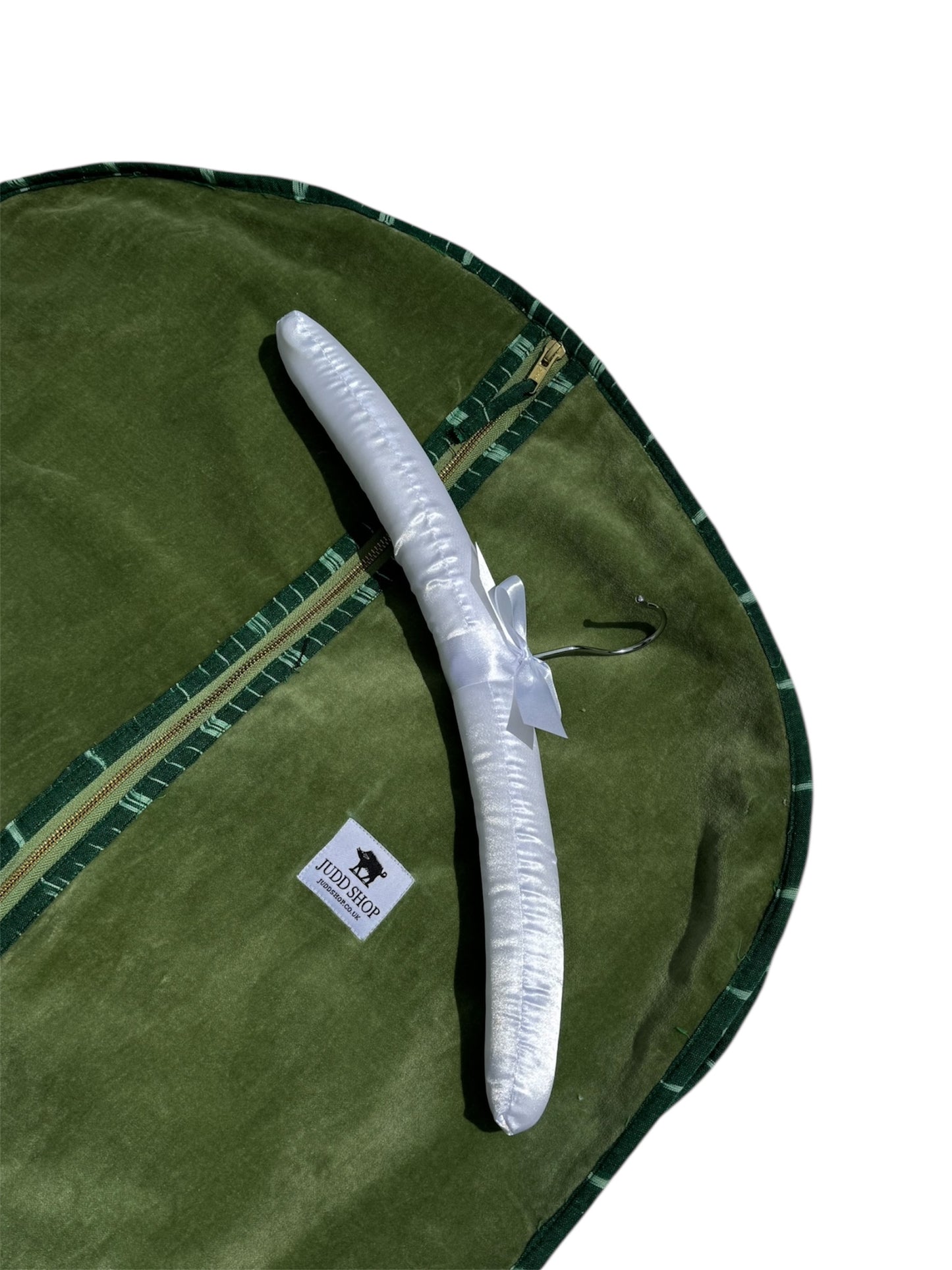 Pale Green Velvet Clothes Cover/Garment Bag