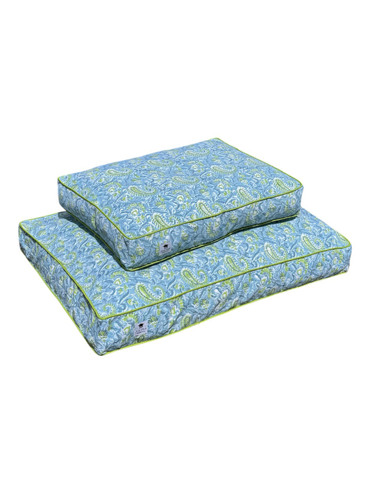 'Charlie' Block Printed Dog Bed