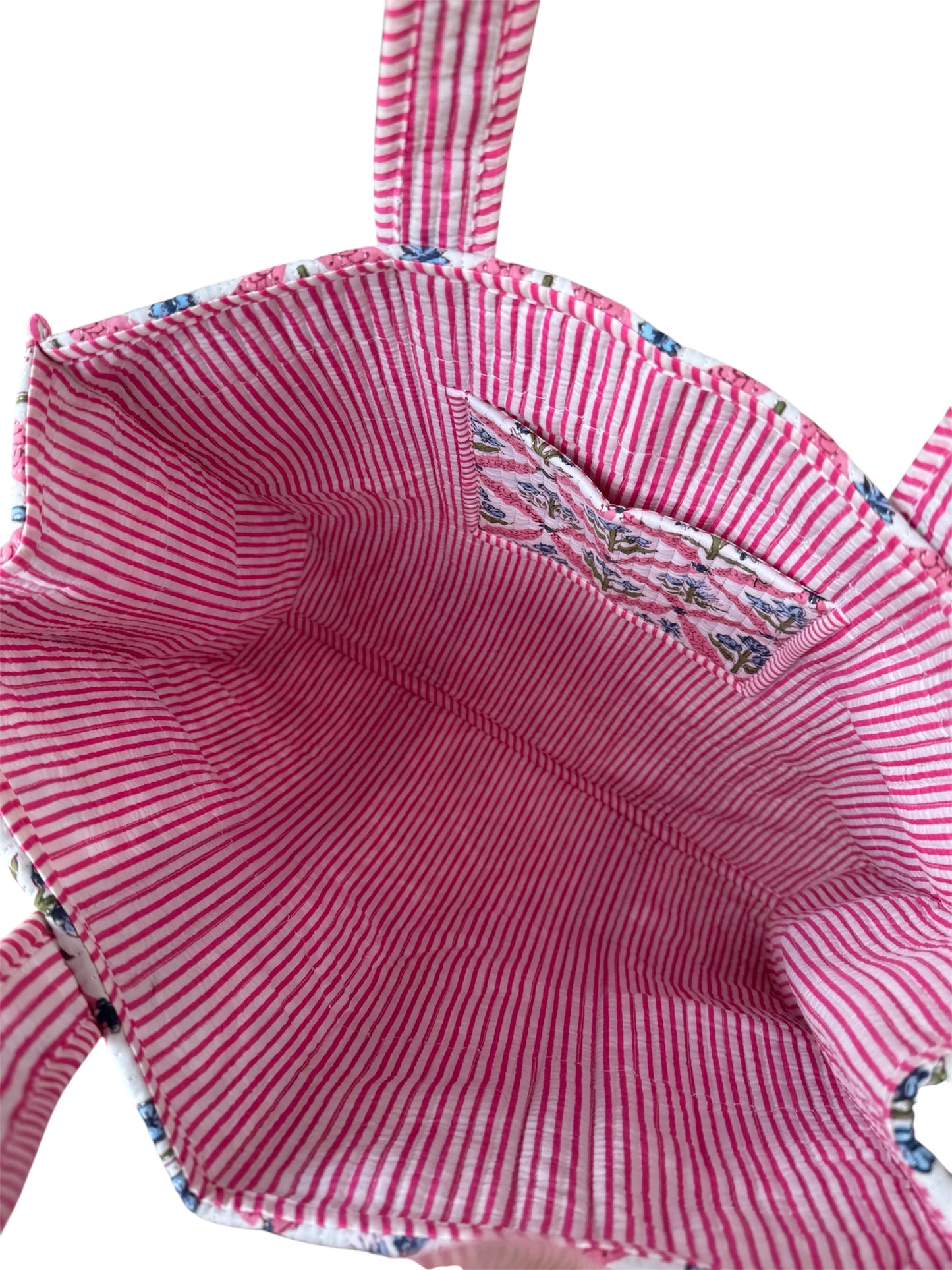 'Pink Trellis' Tote Bag