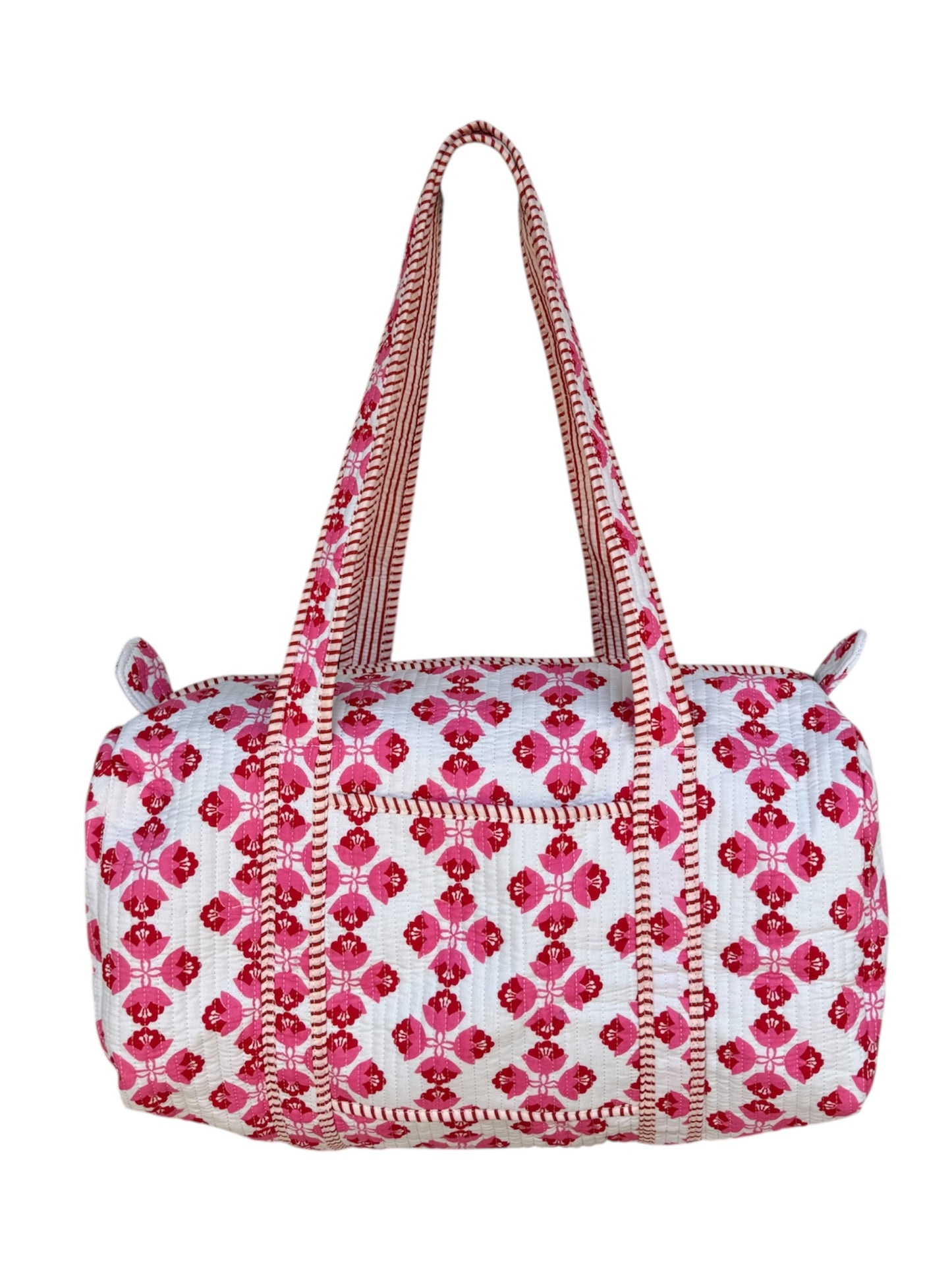 'Sienna' Block Print Overnight Bag