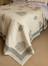 Antiqued Blue Shrub Bedspread/Quilt