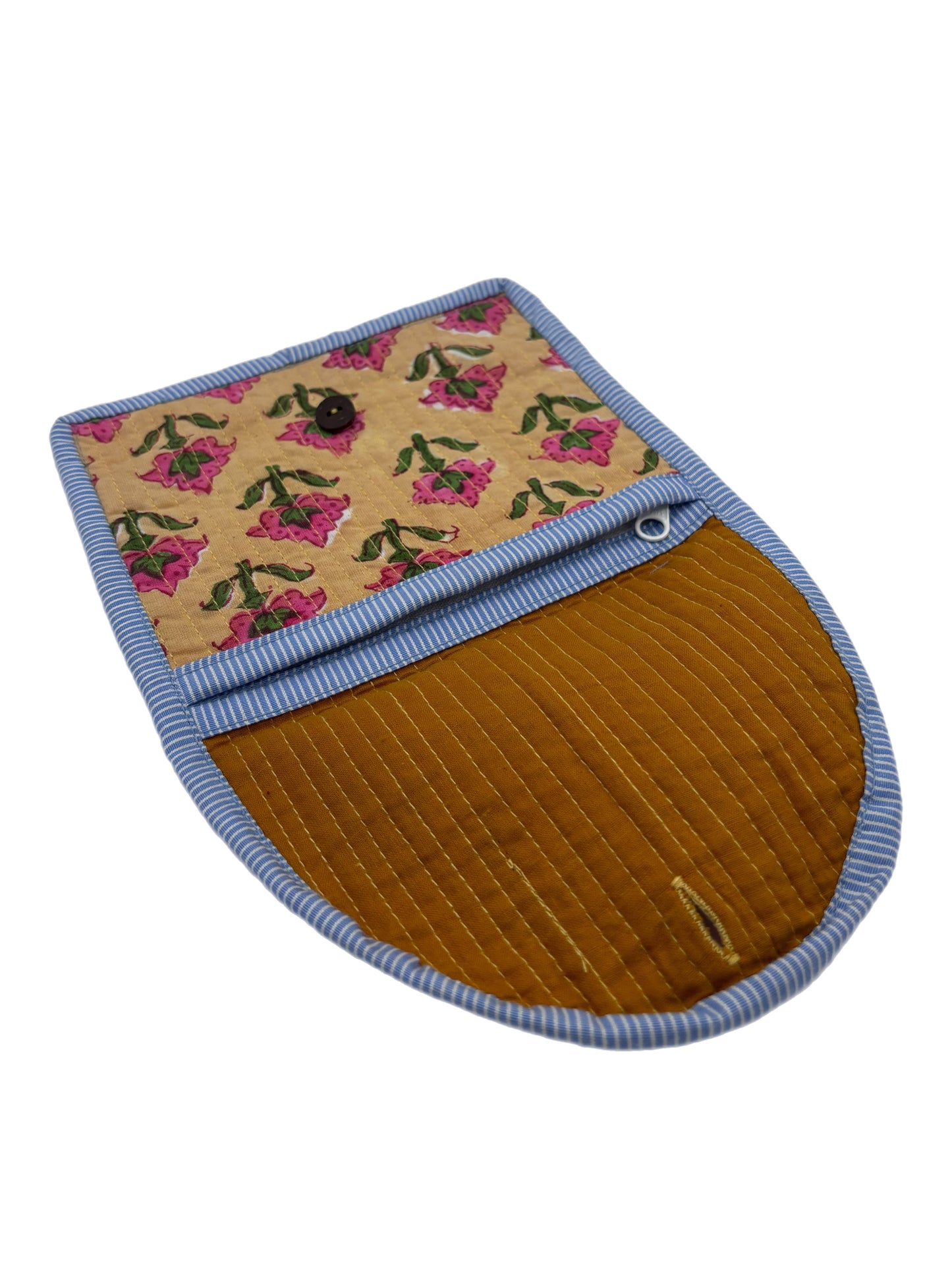 Button Zipped Pouches