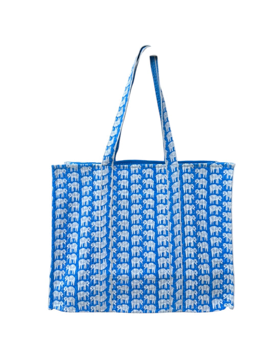 'Blue Elephant' Tote Bag