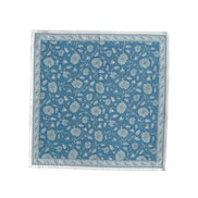 Blue Fauna Block Print Napkins (Set of 6)