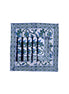 Blue & Green Thorns Block Print Napkins (Set of 6)