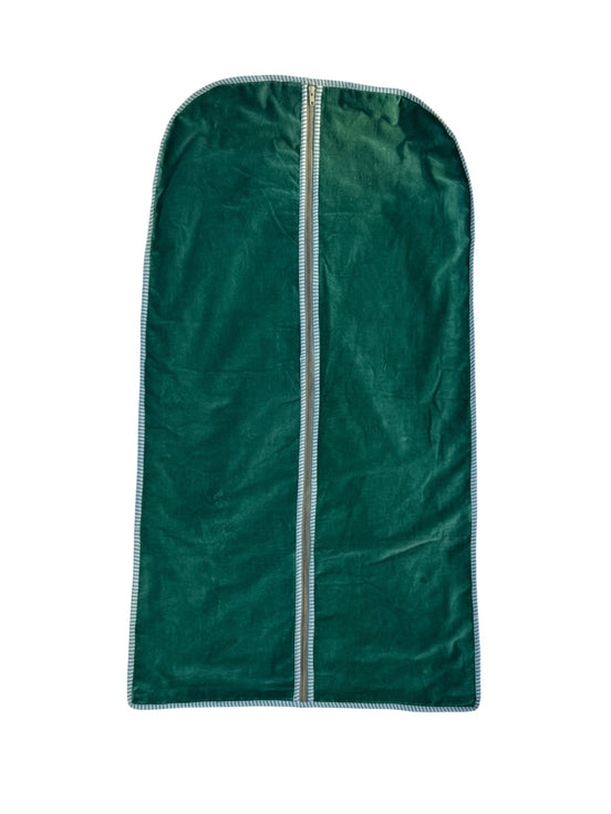 Green Velvet Clothes Cover/Garment Bag