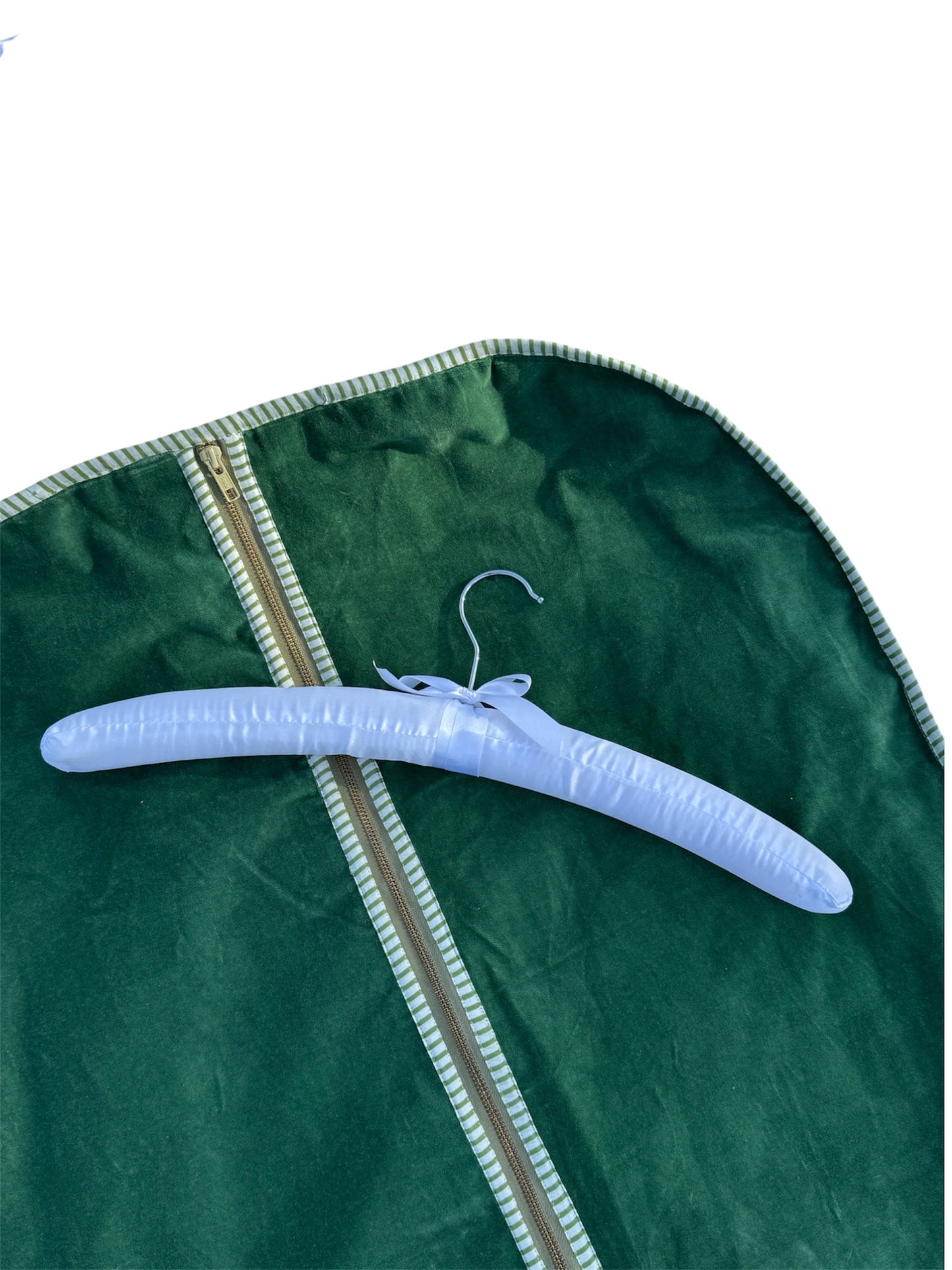Green Velvet Clothes Cover/Garment Bag