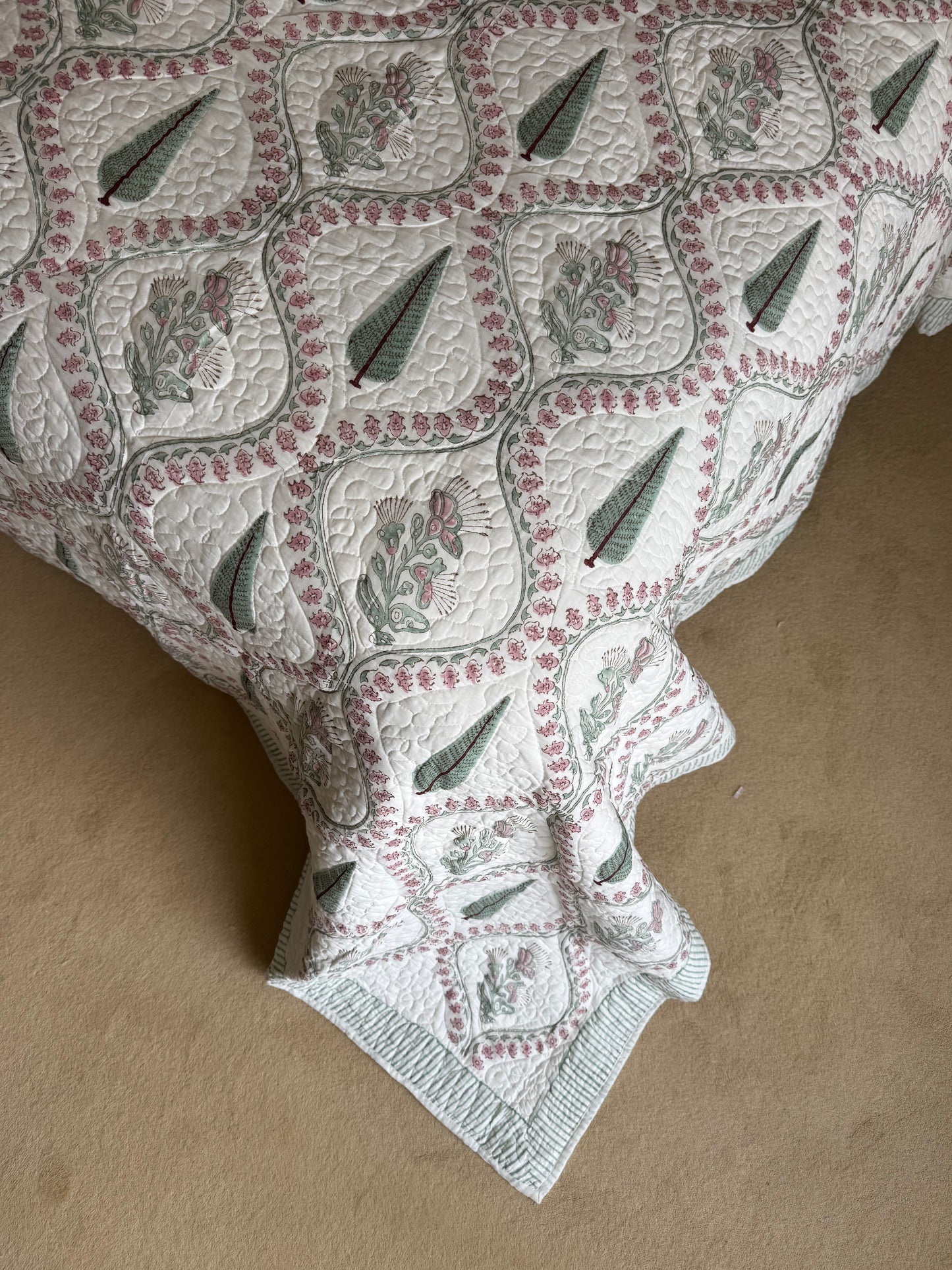 Pink Cypress Bedspread/Quilt