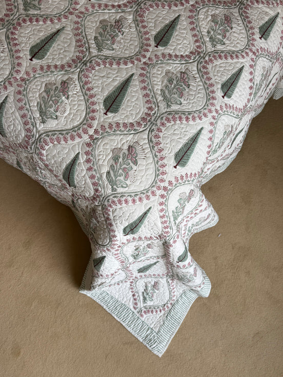 Pink Cypress Bedspread/Quilt