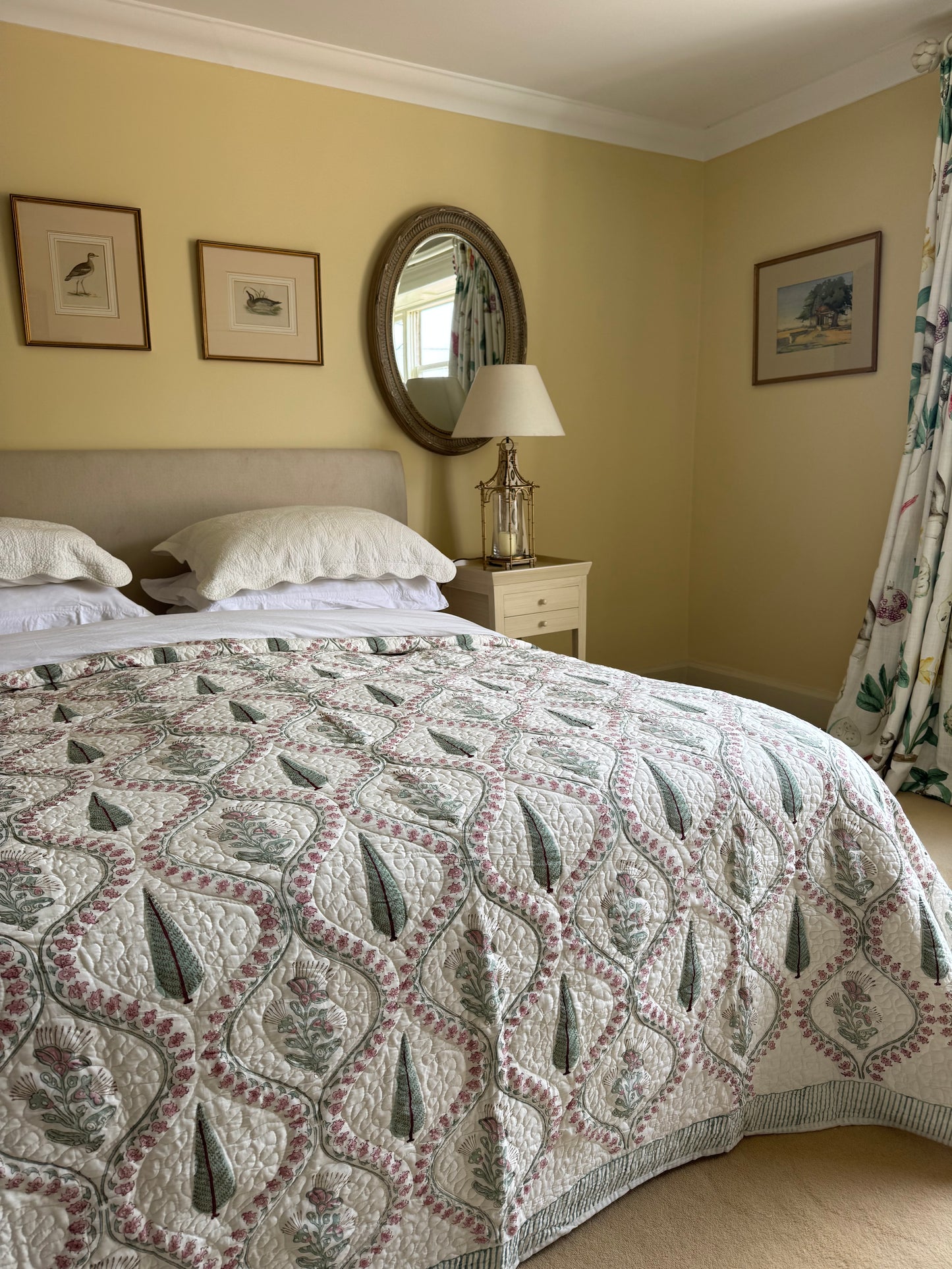 Pink Cypress Bedspread/Quilt