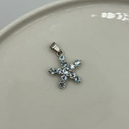 Blue Topaz Star Pendant