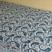 Blue Paisley Tablecloth