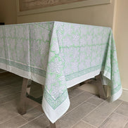 Pale Green Starfish Tablecloth