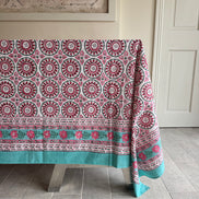 Iona Pink Tablecloth/Sheet