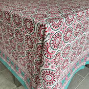 Iona Pink Tablecloth/Sheet