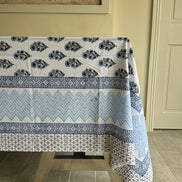 Blue Shrub Tablecloth