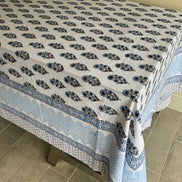 Blue Shrub Tablecloth