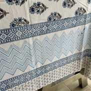Blue Shrub Tablecloth