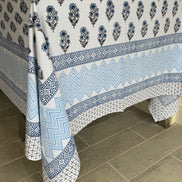 Blue Shrub Tablecloth