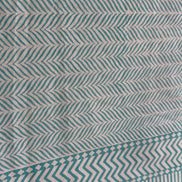 Blue Herringbone Tablecloth