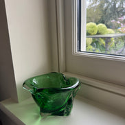Green Heavy Murano Bowl/Ashtray