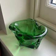 Green Heavy Murano Bowl/Ashtray