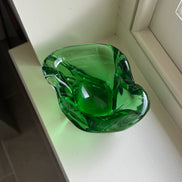 Green Heavy Murano Bowl/Ashtray