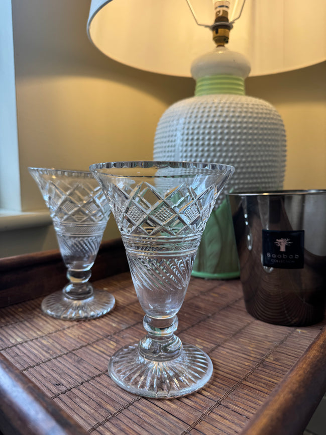 Antique Cut Glass Vases