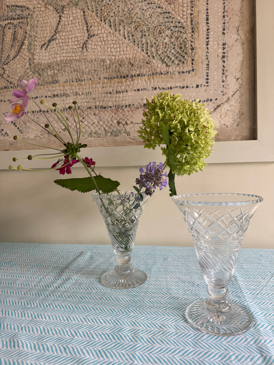 Antique Cut Glass Vases
