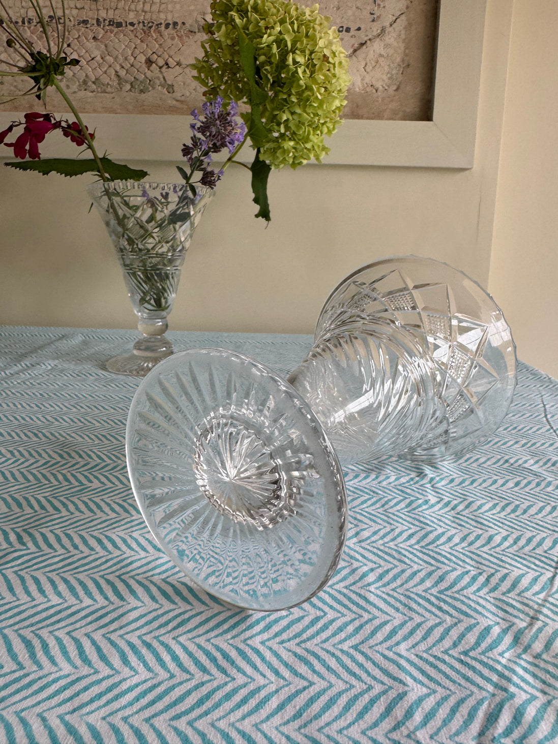 Antique Cut Glass Vases