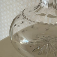 Victorian Globe Star Etched Decanter