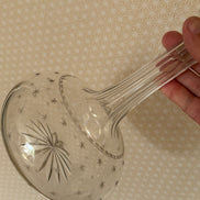 Victorian Globe Star Etched Decanter