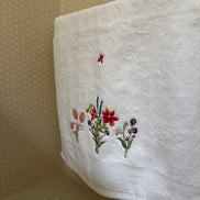 Spring Garden Embroidered Hand Towel