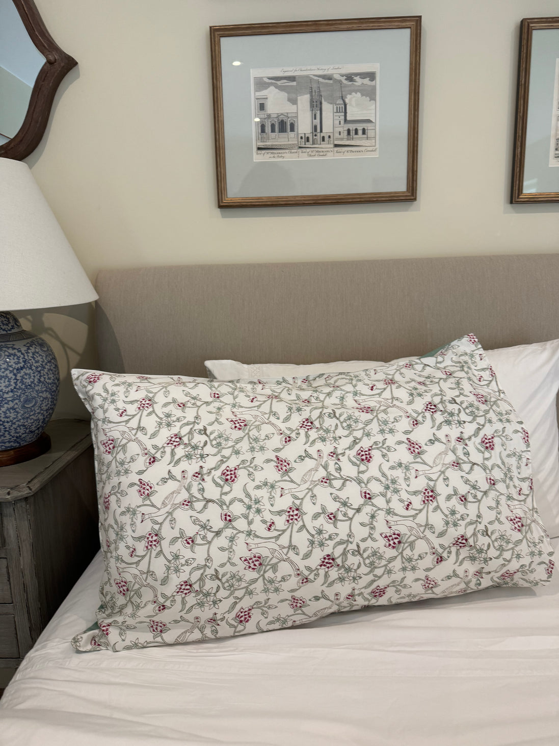 Peacock Trees Pillowcase