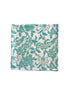 Turquoise Fauna Block Print Napkins - Set of 4