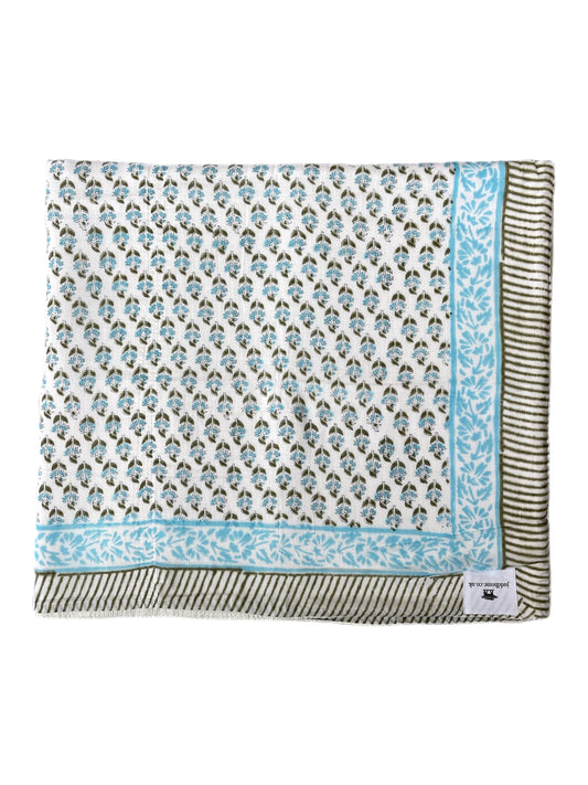 'Baby Blue Shrub' Towel